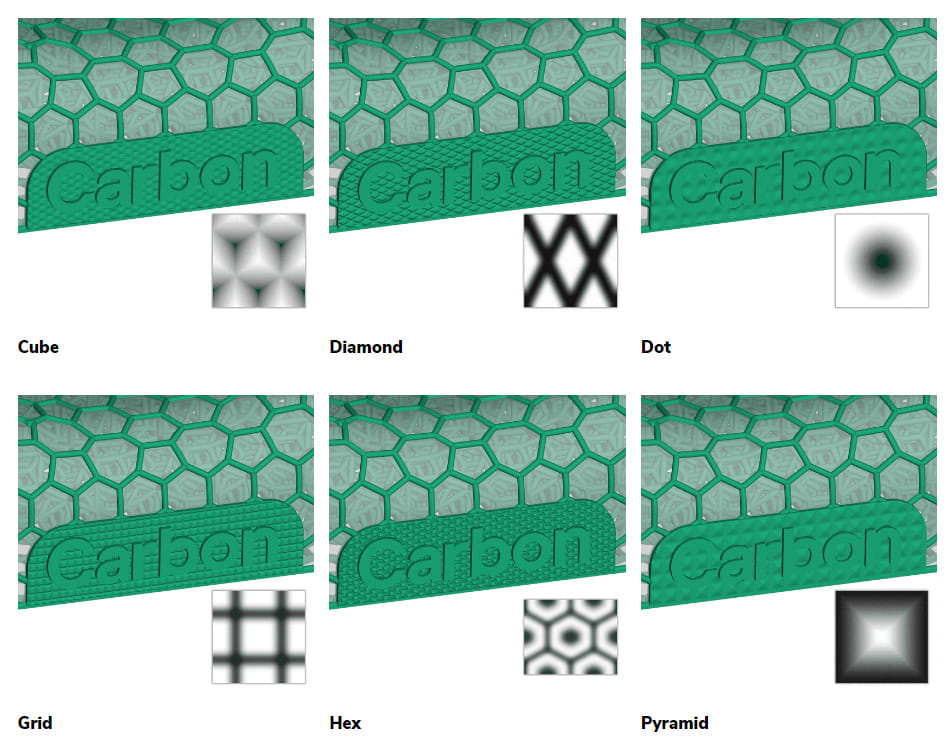 Tiled pattern options