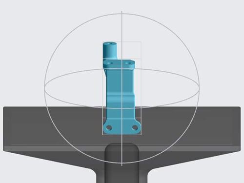 3D rendered object on platform