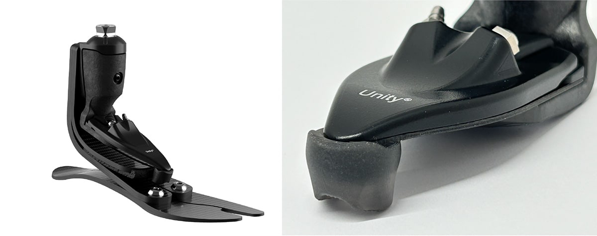 Pro Flex ST Unity prosthetic foot with integrated active vacuum pump